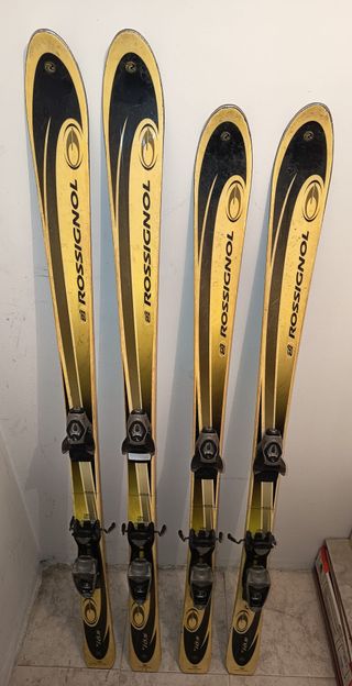 2 Pares Esquís Rossignol Vintage