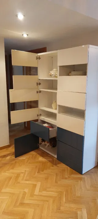 Mueble Estantería Cajones y Repisas