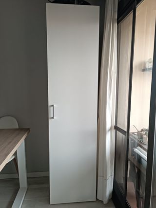 Armario blanco 1 puerta