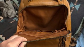 Mochila Piel Piquadro Marrón