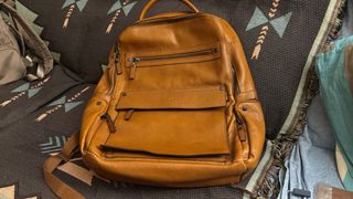 Mochila Piel Piquadro Marrón