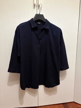 Camicia Uniqlo blu