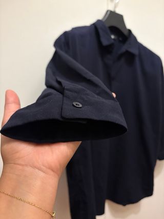 Camicia Uniqlo blu