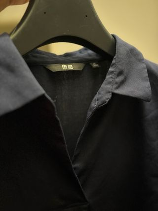 Camicia Uniqlo blu