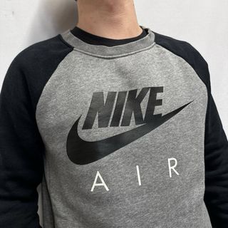 Felpa Nike Air Grigia e Nera