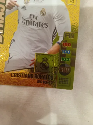 Cartas de fútbol Messi y cristiano