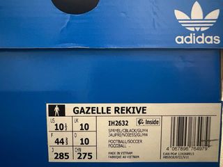 Adidas Gazelle Rekive x Jamaica Amarillas 44/2