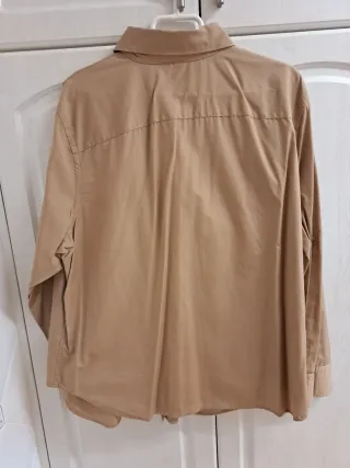 Blusa Camisera Lauren Ralph Lauren Beige