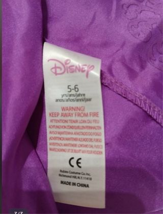 Disfraz Princesa Rapunzel Disney