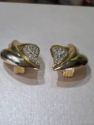 Orecchini vintage oro e argento