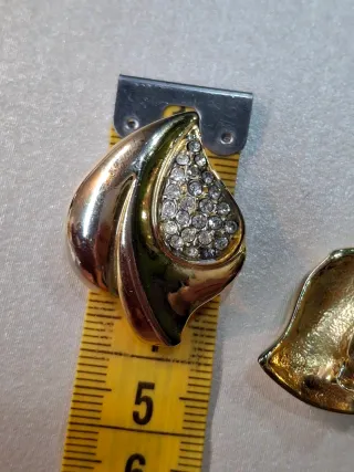 Orecchini vintage oro e argento