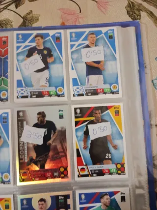 Cartas de fútbol Euro 2024