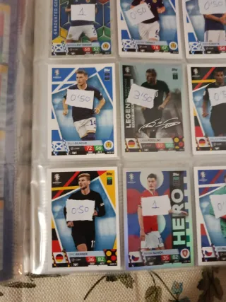 Cartas de fútbol Euro 2024
