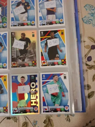Cartas de fútbol Euro 2024