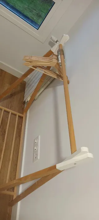 Perchero burro zapatero de madera