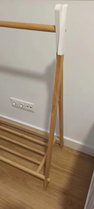 Perchero burro zapatero de madera