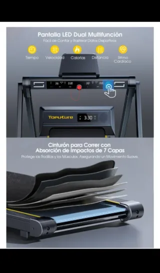 Cinta de correr plegable