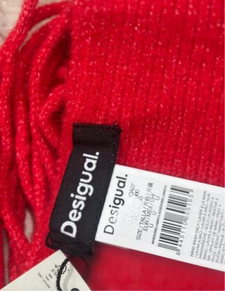 NUEVO Conjunto Desigual: Bufanda, Guantes Mitones