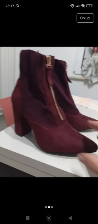 Stivaletto donna con zip