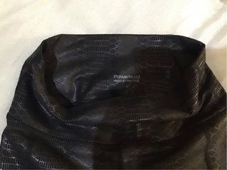 Leggings Fabletics Negro Textura Serpiente