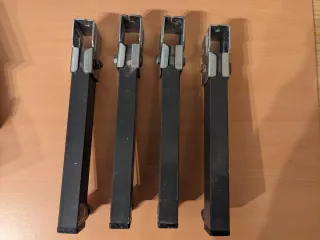 Patas para somier metálicas con ruedas