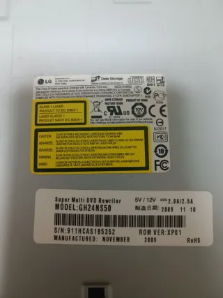 Grabadora DVD/CD Interna LG Super Multi SATA