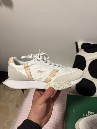 Zapatillas Lacoste Blancas/Beige Talla [Talla]