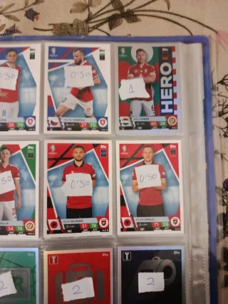 Euro 2024 Cartas de Fútbol