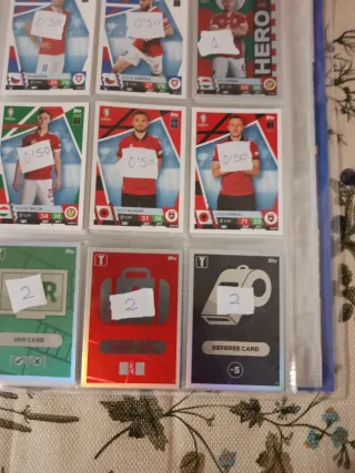 Euro 2024 Cartas de Fútbol
