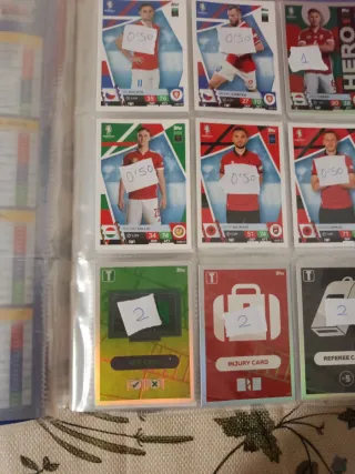 Euro 2024 Cartas de Fútbol