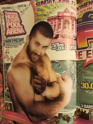 Pride rivista gay 2011 Alex Marte rara