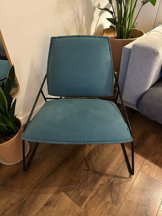 Sillón Villstad Ikea azul