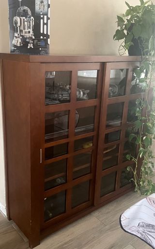 Mesa de madera maciza con 6 sillas