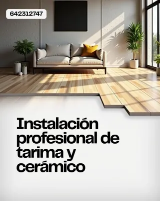 Instalación de suelos cerámicos, tarimas. Consulte