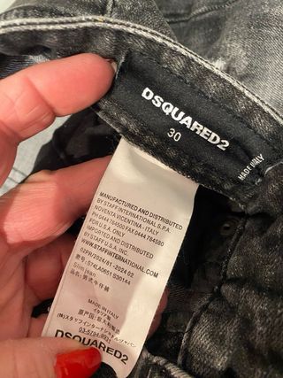 Pantalones vaqueros grises desgastados mujer