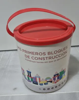 Cubo Bloques Construcción Mis Primeros Bloques