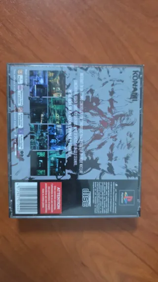 Metal Gear Solid PS1 PAL Konami