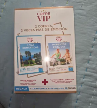 Cofre Regalo VIP: 2 Cofres + Álbum Fotos