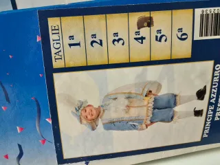 Vestito Carnevale Principe Azzurro Taglia 3/4 anni