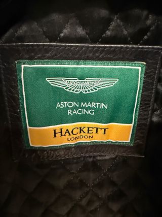 Chaqueta Hackett x Aston Martin Cuero
