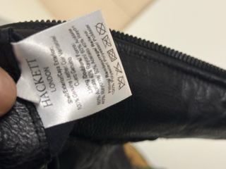 Chaqueta Hackett x Aston Martin Cuero