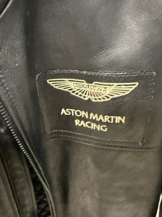 Chaqueta Hackett x Aston Martin Cuero