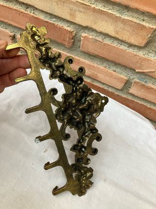 Perchero Vintage Italiano Metal Dorado