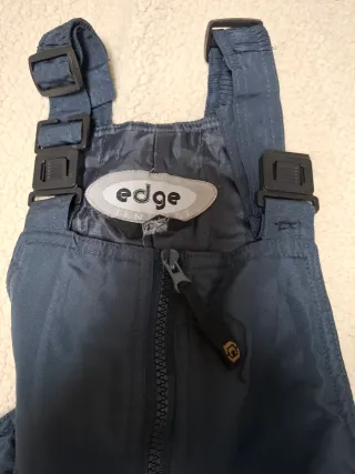 Pantalón de esquí infantil azul.