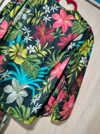 Kimono Bolero Flores Tropicales
