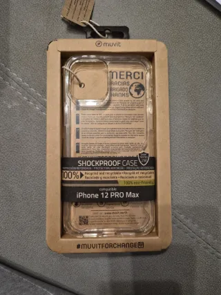 Funda Muvit iPhone 12 Pro Max Shockproof