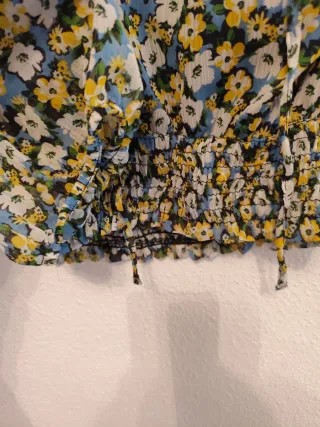 Blusa floral manga larga