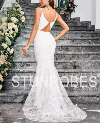 Vestido de Novia Sirena Encaje