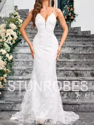 Vestido de Novia Sirena Encaje