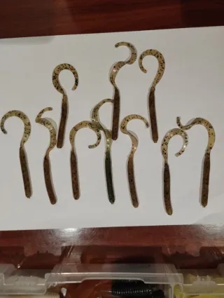 Lote señuelos pesca de goma